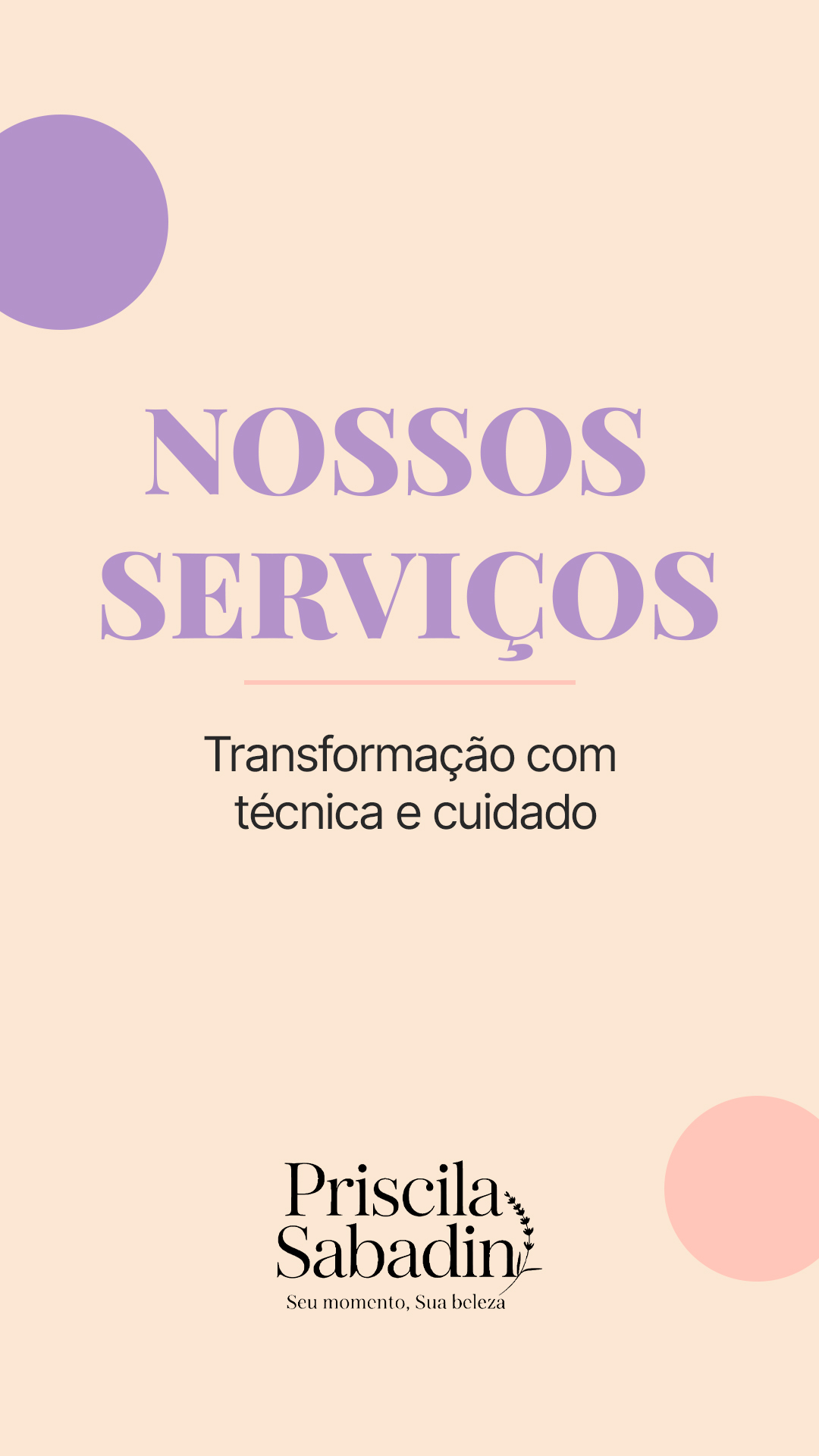 Serviços — Capa