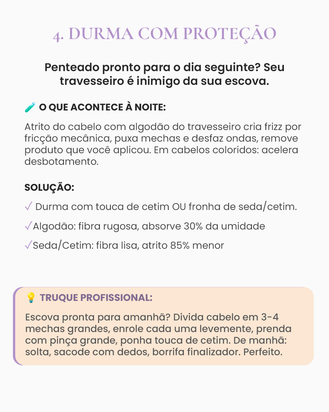 Slide 5 — Dicas 4 e 5