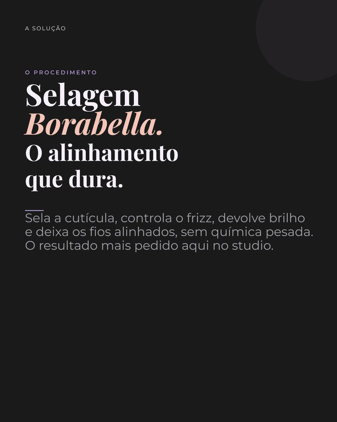 Selagem + Óleo de Argan — A solução