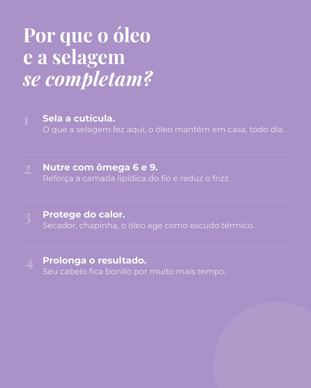 Selagem + Óleo de Argan — Por que funciona